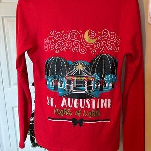 St Augustine Nights of Lights long-sleeve shirt